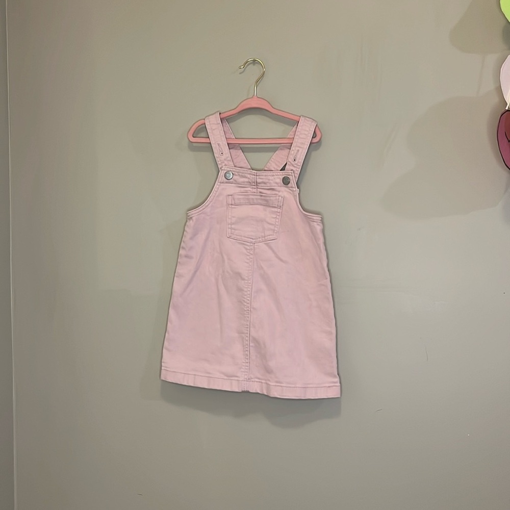 4T Pink Overall Dress Old Navy